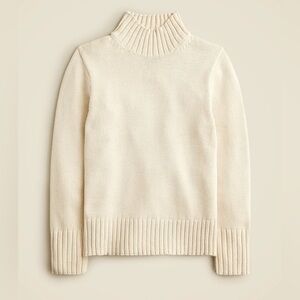 J. Crew Cotton turtleneck sweater